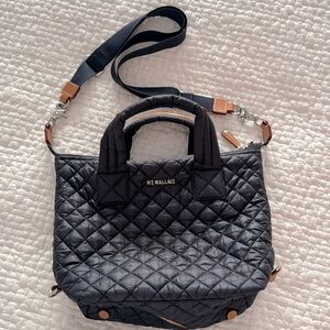 MZ Wallace Small Sutton Deluxe Crossbody Top Handle Bag